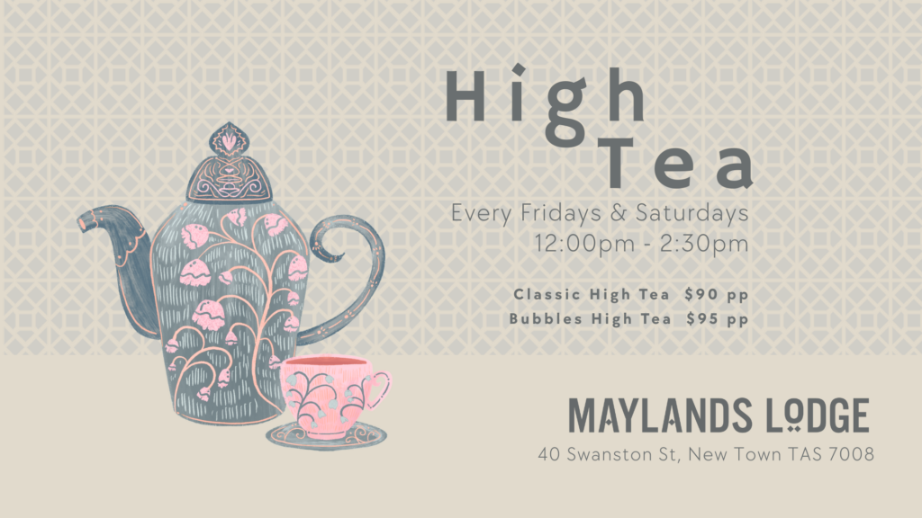 Maylands Lodge High Tea Banner