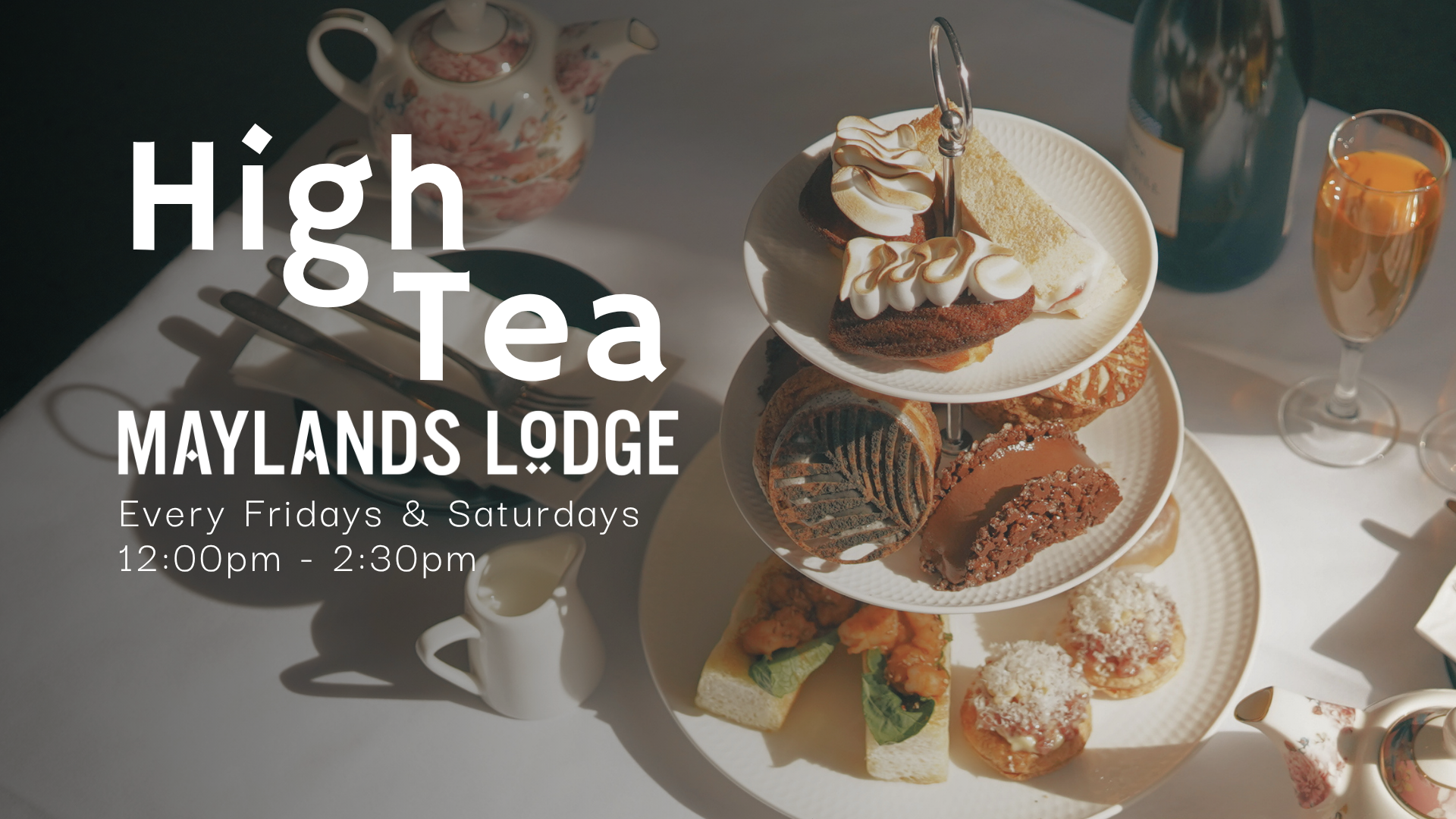 Maylands Lodge High Tea Landscape